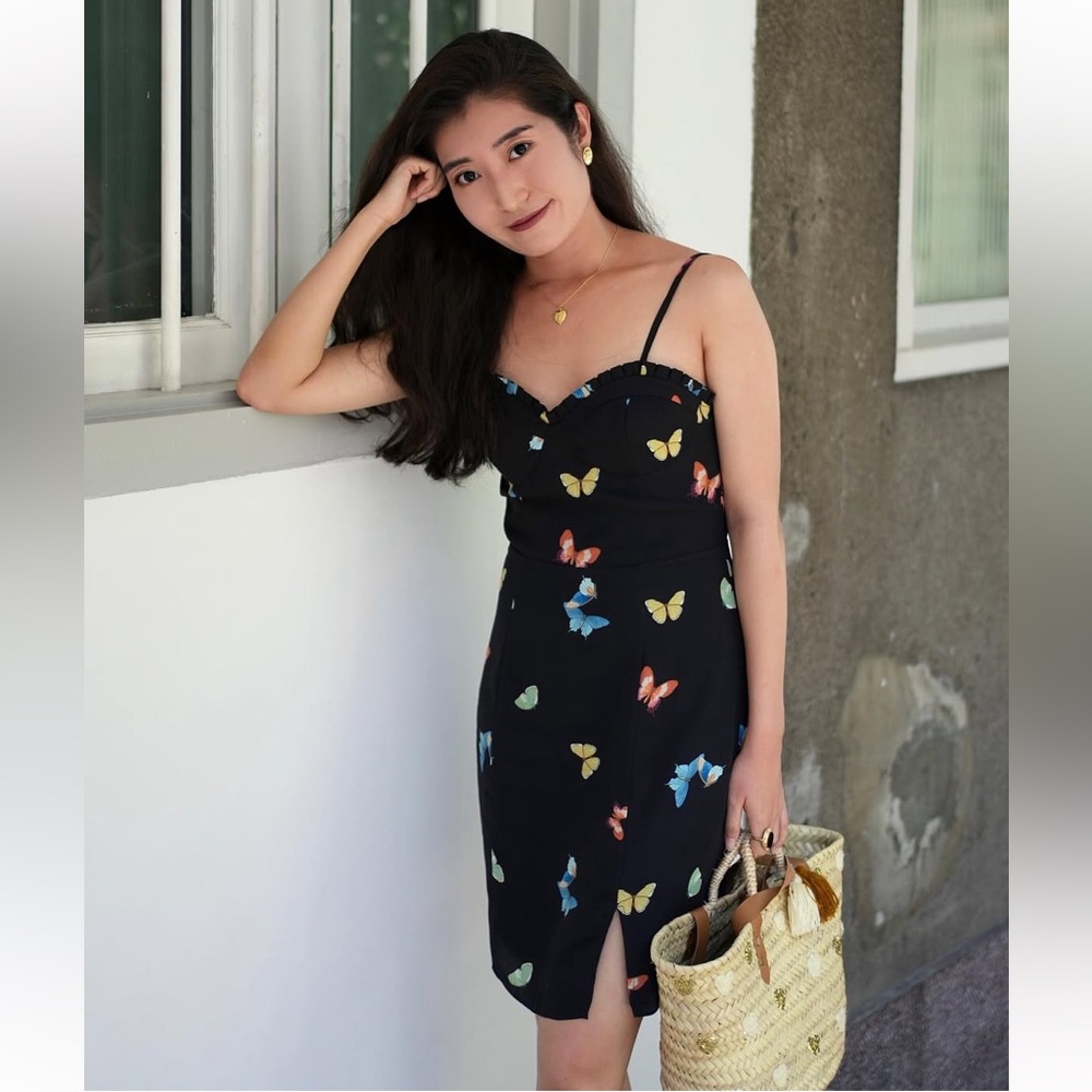 Petite Studio Noelle Dress Butterflies